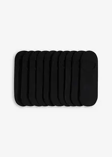 Ankelstrumpor med ekologisk bomull och silikonband (10-pack), bonprix
