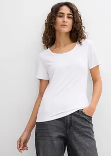 T-shirt av mjuk viskos (2-pack), bonprix
