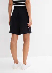 Dra på-shorts i mjuk viskosmix, bonprix