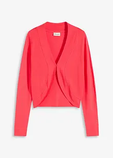 Kort cardigan med viskos, bonprix