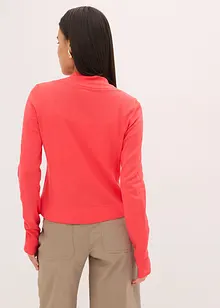 Kort cardigan med viskos, bonprix