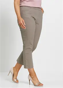Stretchig dra på-byxa i 7/8-längd, bonprix