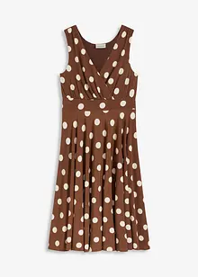 Prickig jerseyklänning, bonprix