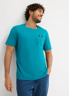 T-shirt med ficka, ren ekologisk bomull (2-pack), bonprix