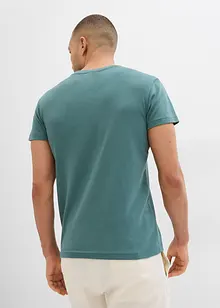 T-shirt i ribbat material, Slim Fit (2-pack), bonprix