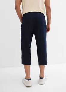 3/4-sweatbyxa i denimlook med bekväm midja, bonprix