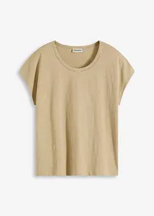 Topp med linnelook, bonprix