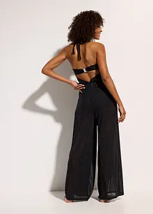 Strandjumpsuit med glittrande trådar, bonprix