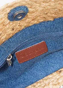 Shoppingväska med halmlook, bonprix