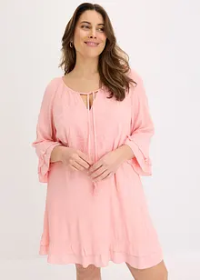 Klänning i bohostil med broderi, bonprix