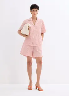 Skjortblus av ren bomull, bonprix