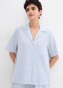 Skjortblus av ren bomull, bonprix