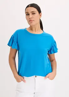 Topp med volangärmar, bonprix