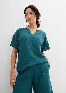 Oversizeblus med resår i nederkanten, bonprix