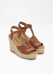 Sandalett med kilklack, bonprix