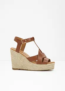 Sandalett med kilklack, bonprix