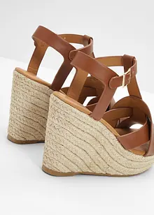 Sandalett med kilklack, bonprix