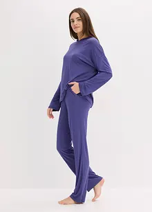 Hemmakläder av viskos, med huva, bonprix