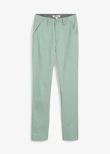 Stretchiga chinos i bomull för barn, Slim Fit, bonprix