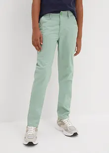 Stretchiga chinos i bomull för barn, Slim Fit, bonprix