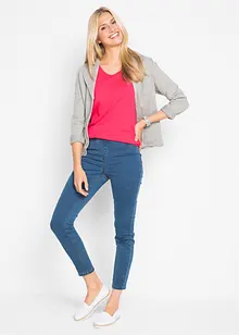 Långt linne av bomull (5-pack), bonprix