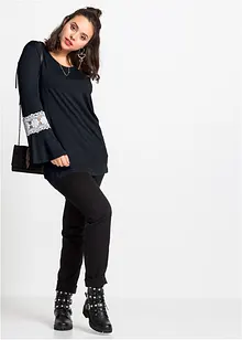 Stretchig twillbyxa, bonprix