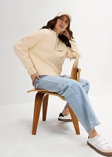 Oversized sweatshirt av ren ekologisk bomull, bonprix