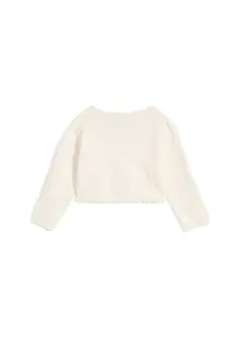 Stickad bolero i mjuk viskosmix för bebisar, bonprix