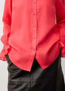 Skjortblus i rami, bonprix