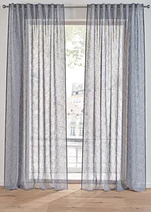 Gardin med linnelook (1-pack), bonprix