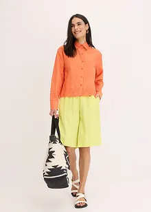 Bermudas i böljande lyocellmix, bonprix