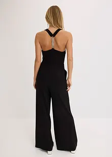 Jumpsuit med vattenfallsringning, bonprix