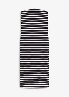 Ribbstickad bandåklänning, bonprix