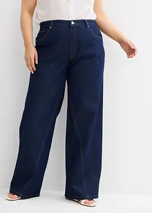 Jeans med vida ben, High Waist, bonprix