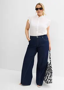 Jeans med vida ben, High Waist, bonprix