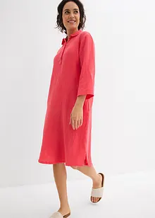 Skjortklänning av mjuk bomullsmuslin, bonprix