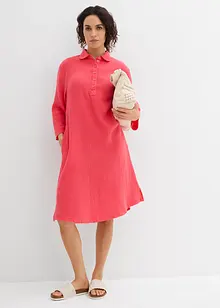 Skjortklänning av mjuk bomullsmuslin, bonprix