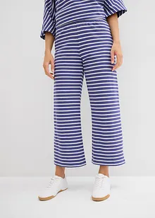 Jerseybyxa av bomullsmaterial med struktur, bonprix