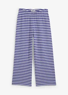Jerseybyxa av bomullsmaterial med struktur, bonprix