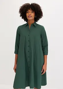 Skjortklänning med bomull, bonprix
