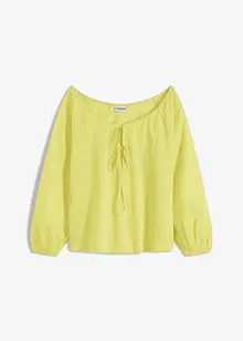 Blus i ekologisk bomull, bonprix