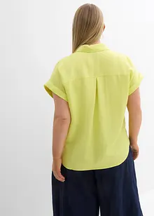 Skjortblus i följsam lyocellmix, bonprix