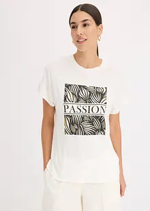 T-shirt med placerat tryck, bonprix