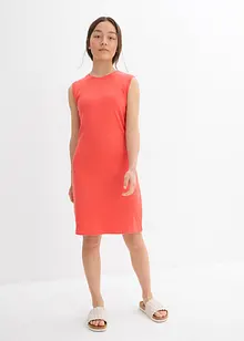 Figurnära jerseyklänning för barn i ren ekologisk bomull, bonprix