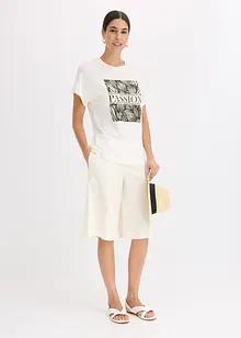 T-shirt med placerat tryck, bonprix