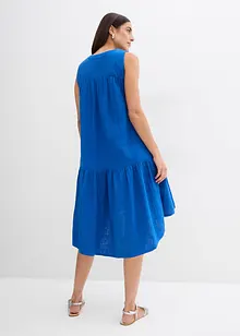 Klänning i luftig muslin, bonprix