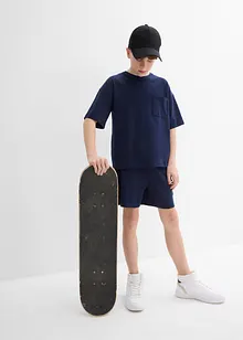 T-shirt i oversizemodell av tjockt bomullsmaterial för barn, bonprix