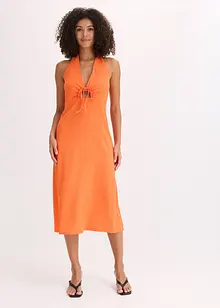 Jerseyklänning med cut-outs, bonprix