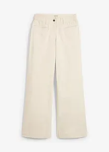 Wide Leg Jeans Mid Waist, med bekväm midja, bonprix