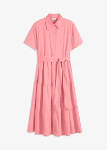 Blusklänning i elastisk bomullsmix, bonprix